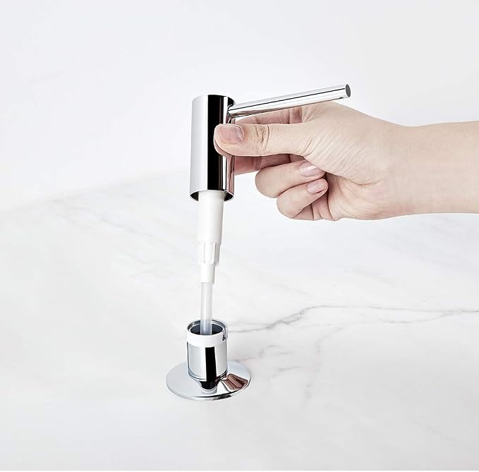 Samodra Sink Soap Dispenser, Metal Pump Head Liquid Lotion Countertop Kitchen - Image 2