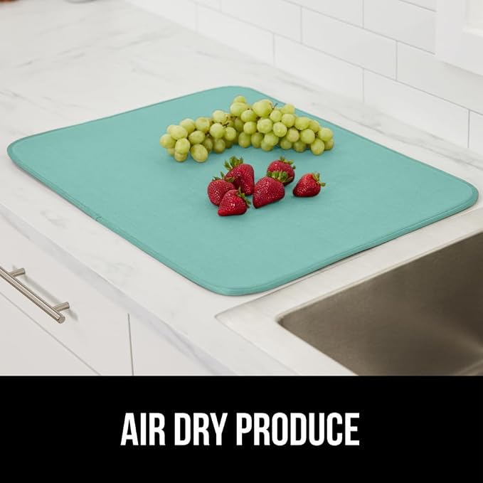 GORILLA GRIP Ultra Water Absorbent Microfiber Dish Drying Mat, Quick Dry Thick - Image 9