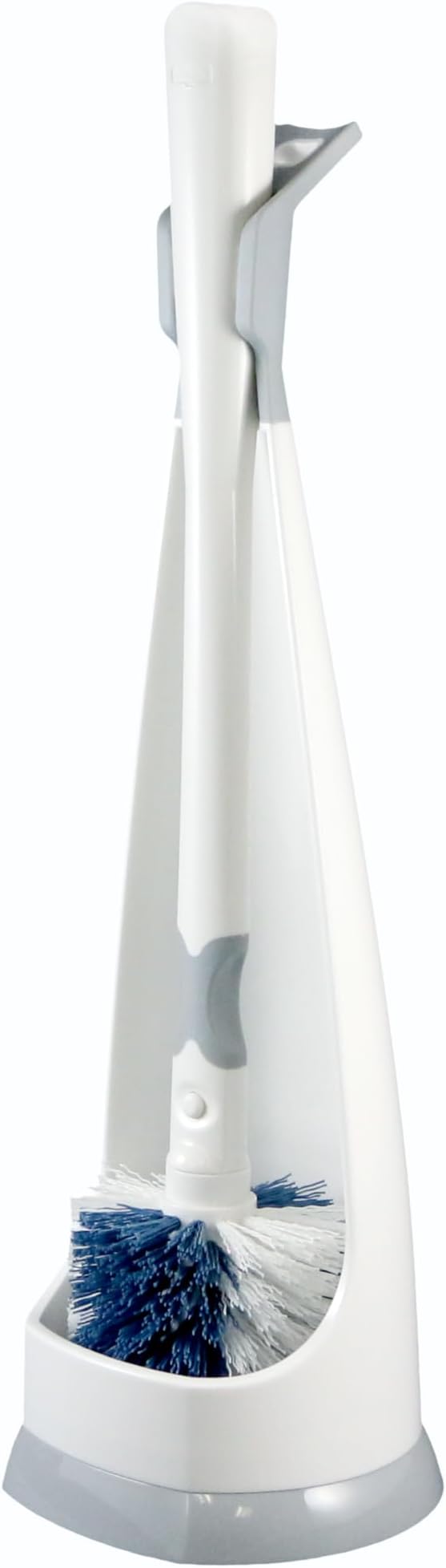 Unger No-Drip Toilet Brush Set, Flexible Neck Scrubber by Unger