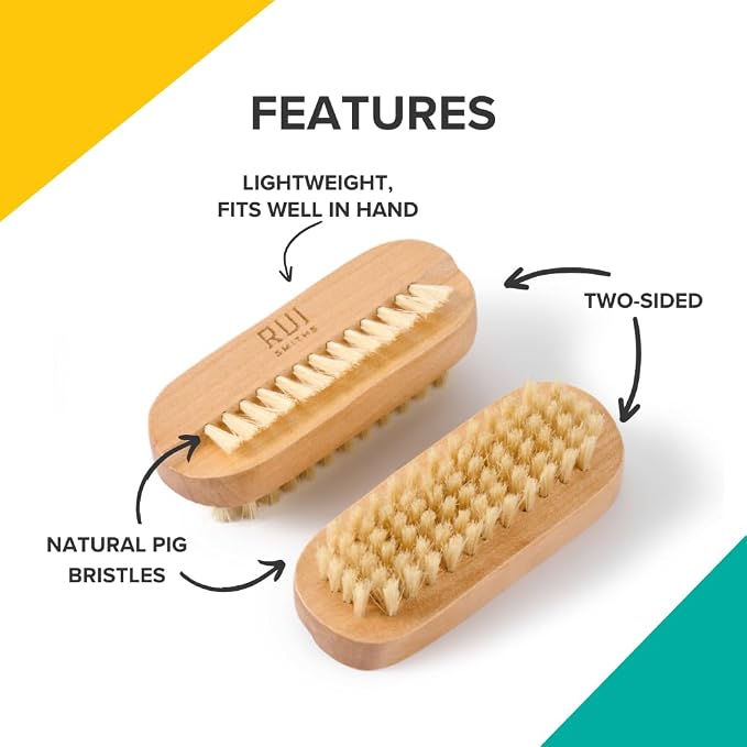 Rui Smiths CarbonConscious Wooden Nail Cleaning Brush - Image 4