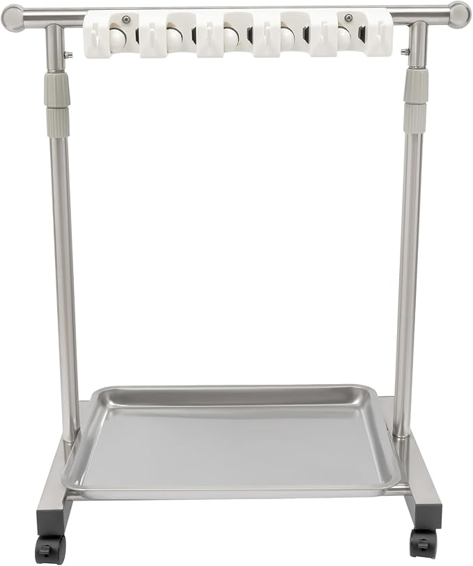 Broom Holder Organizer Movable Closet Storage Cabinet Mop Rack, Floor Standing - Image 6