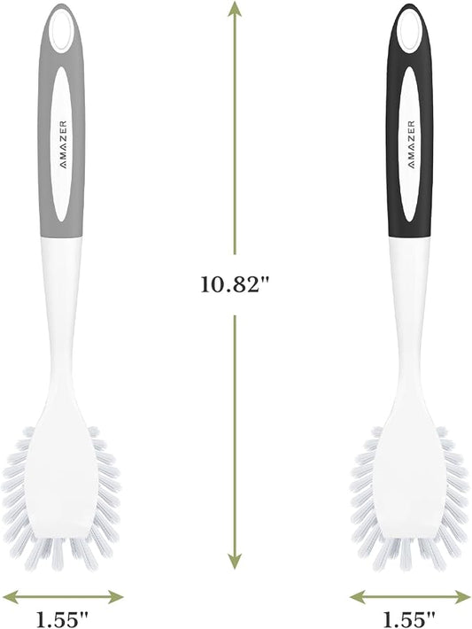 Amazer Dish Brush, 2 Pack Dish Scrubber - Image 2