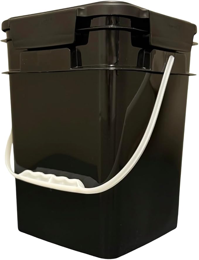 House Naturals 4 Gallon Square Food Grade Bucket Pail - Image 2