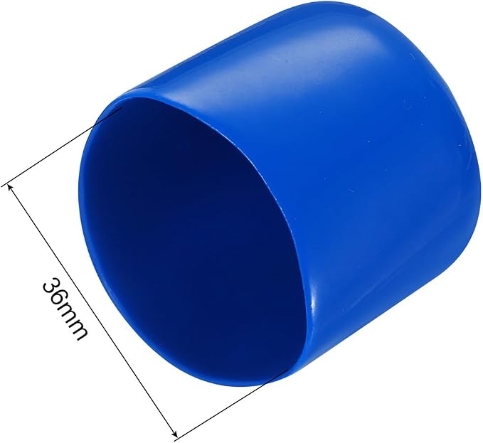 uxcell 20pcs Rubber End Caps 36mm ID Vinyl PVC Round Tube Bolt Cap Cover Screw - Image 3