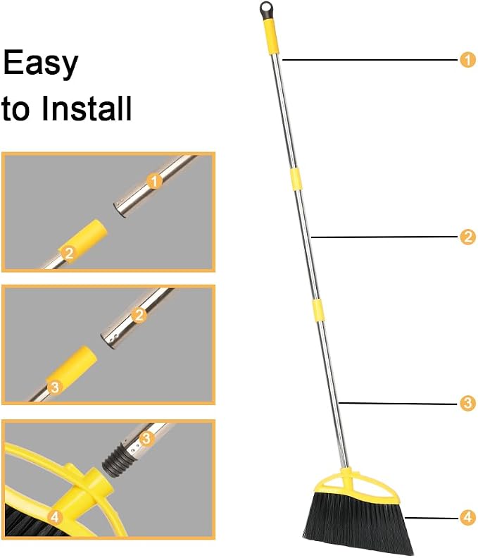 Soft Bristles Broom Indoor Angle Broom - Image 6