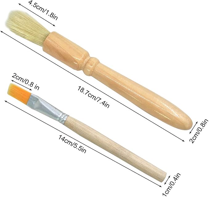 4 Packs Coffee Grinder Brush, DanziX Wooden Cleaning Brush - Image 4