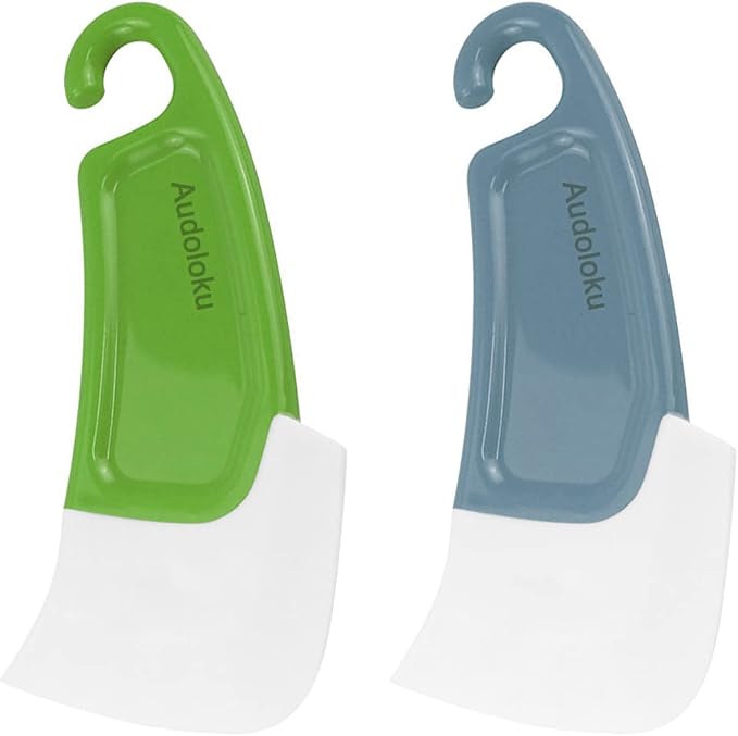 Silicone Pan Scraper Dish Cleaning Spatula Bowl Scraper Dish Scraper Non Stick by Audoloku