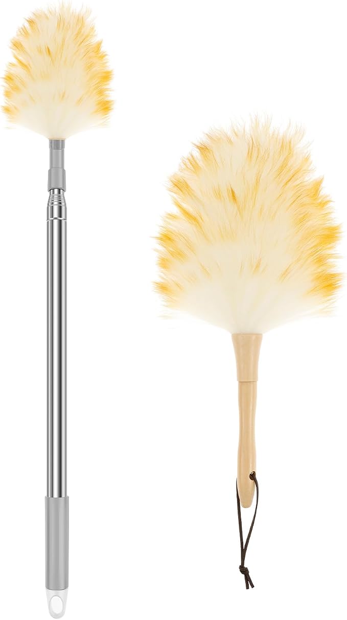 2Pcs Sofa Cleaning Lambswool Duster, Feather Duster by Unknown