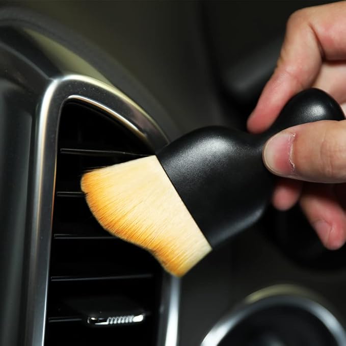 Car Interior Detailing Brush, Soft Bristle Cleaning Brush Car Detailing Brush - Image 2