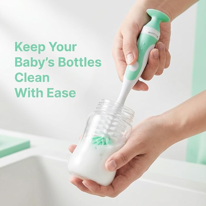 4-in-1 Baby Bottle Brush Set, Bottle Brush Cleaner, Bottle Cleaner Brush Set - Image 7