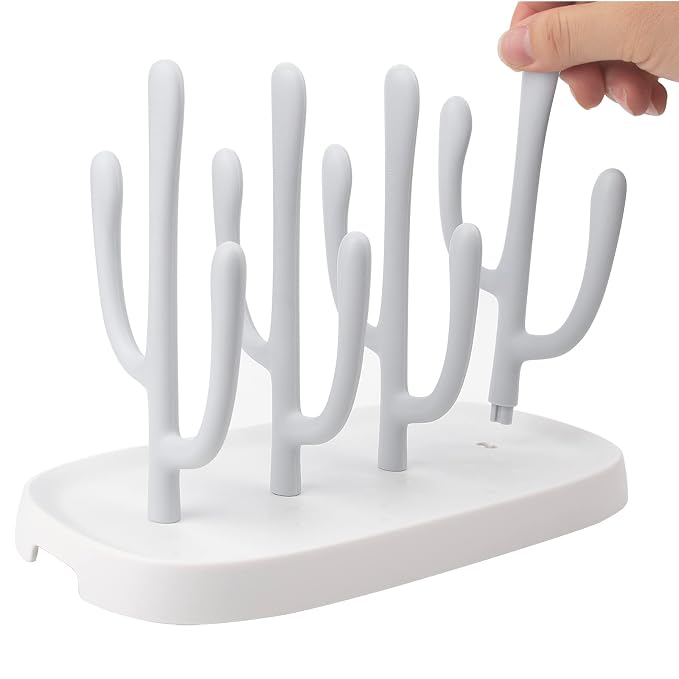 Baby Bottle Drying Rack, Space Saving Bottle Dryer Holder - Image 2