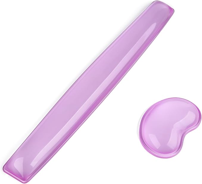 Gel Keyboard & Mouse Wrist Rest Set by ABRONDA