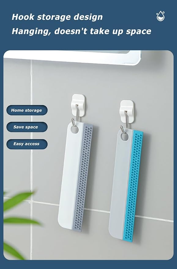 All-Purpose Mini Soft Rubber Window Squeegee Window Scrubber Scraper Glass - Image 2