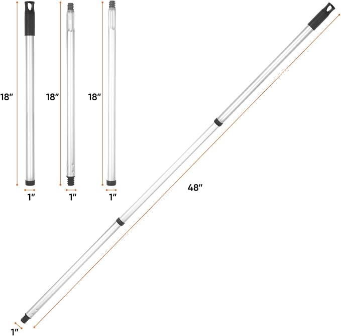 Rubber Bristle Broom for Floors Salon Broom, Rubber Squeegee Broom, Rug Broom - Image 4