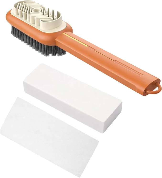 3PCS Suede Brush Set, Compact Design Rubber Shoe Brush, Shoe Cleaning Brush by CZFSWT
