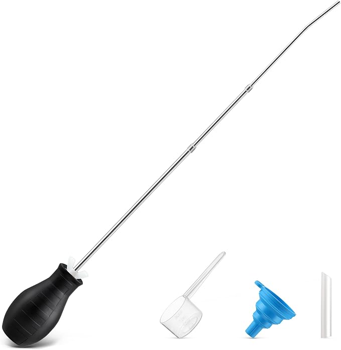 Diatomaceous Earth Powder Duster, Longer 9" to 22" Retractable Garden Powder by Acomfortablehomestartshere