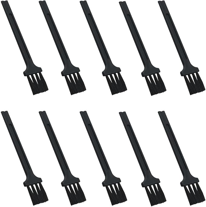 10PCS Plastic Cleaning Brush 8cm/3.15in Keyboard Brush Chain Small Brush by JJHXSM