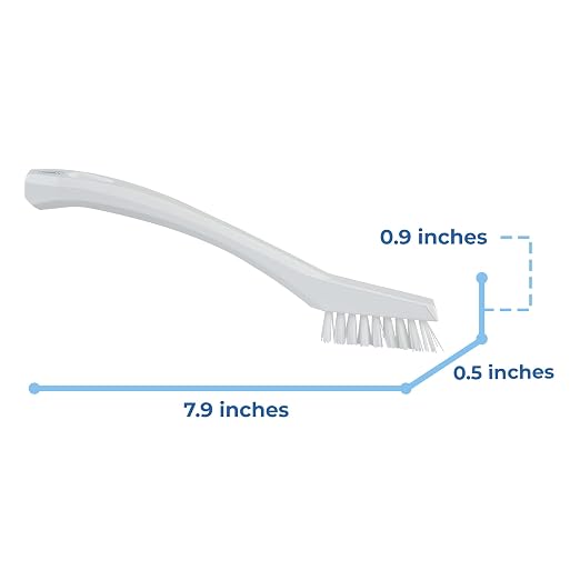 Vikan - 44015 Detail Brush, Slip-Resistant Cleaning Tool, Extra Stiff - Image 3