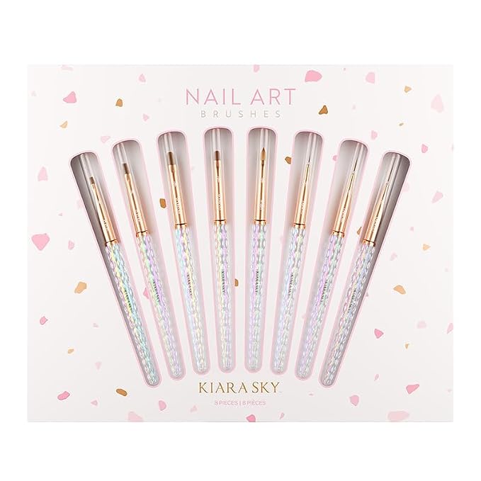 Kiara Sky Nail Art Brush Collection | Set of 8 Brushes by KiaraSky