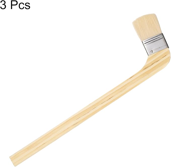 HARFINGTON Paint Brush 3Pcs 2" Brush Width Reusable Variety Angled Bend Brushes - Image 3