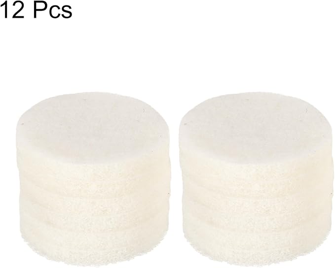 HARFINGTON 12pcs Scrubber Scouring Pads 450 Grits 3 Inch Drill Power Brush Hoop - Image 3