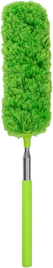 Ceiling Fan Duster with Extension Pole Telescopic Microfibre Brush EXTENDABLE - Image 2