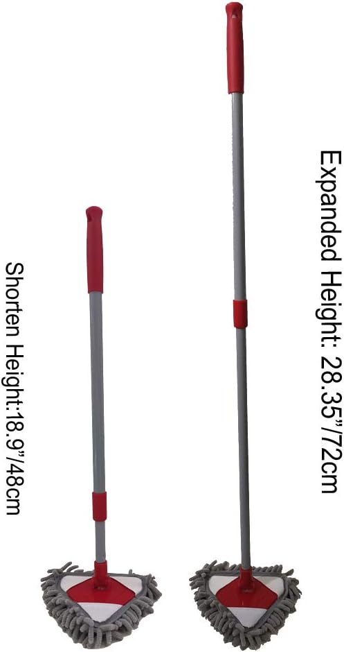 Mini Housekeeping Cleaning Microfiber Chenille Extension-Type Mop, Little - Image 3