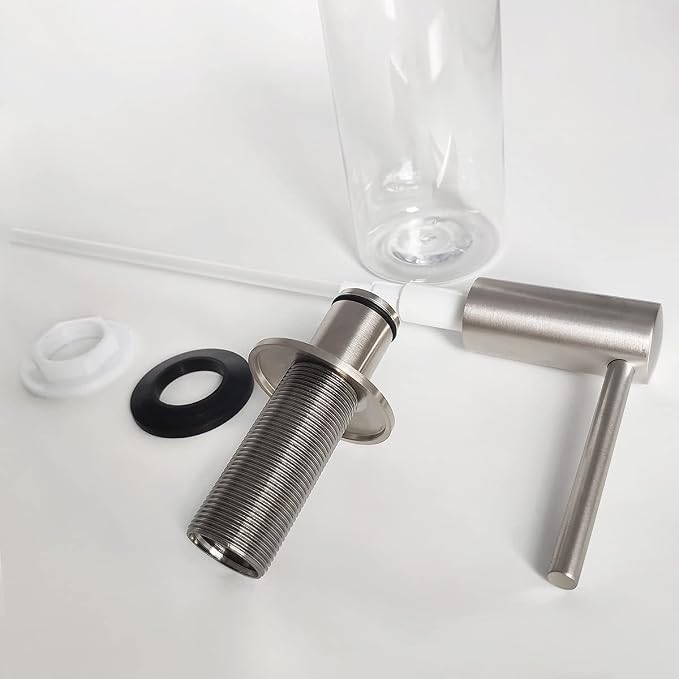 Brushed Nickel Built in Soap Dispenser - Image 3