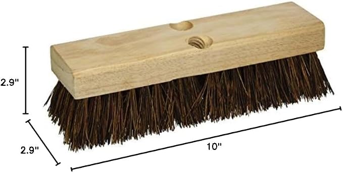 DQB 147479 10" Palmyra Deck Scrub Brush - Image 2