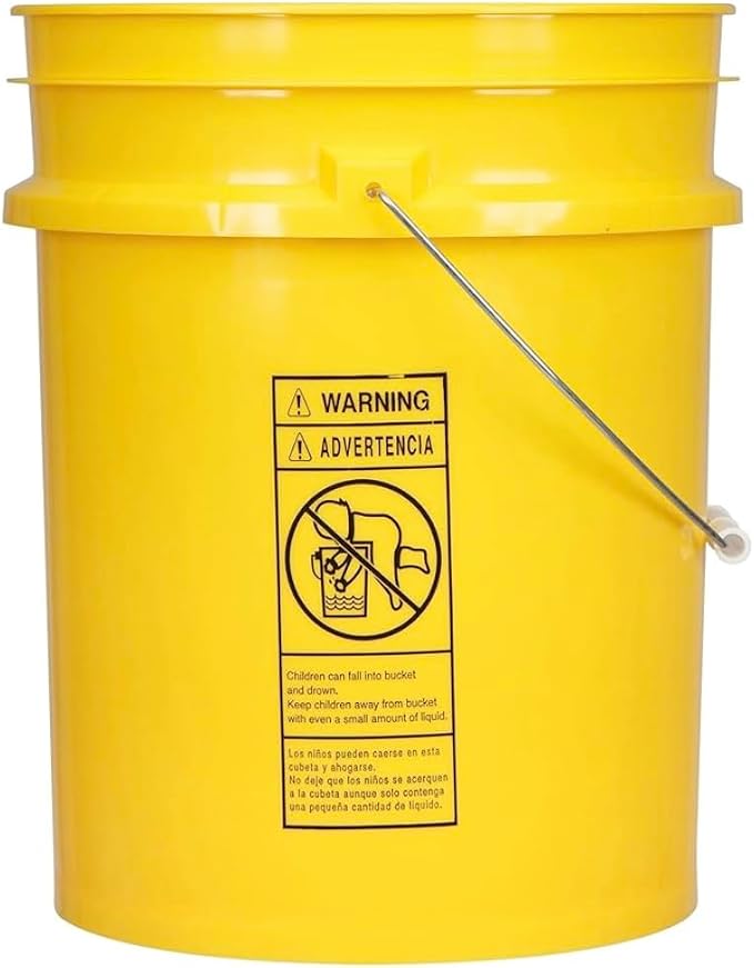House Naturals 5 Gallon Premium HPDE Plastic Bucket - Image 4