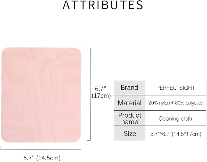 PERFECTSIGHT Microfiber Cleaning Cloth | Eyeglass Lens Cleaner Glasses - Image 7