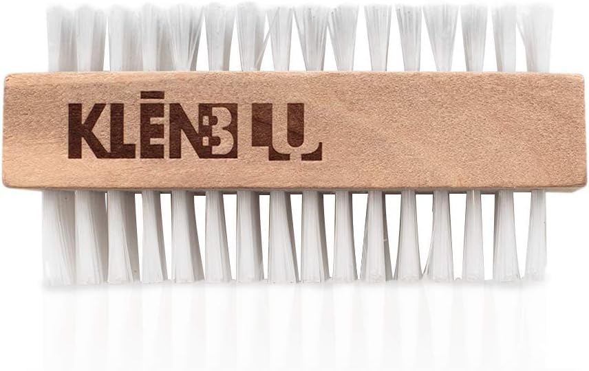 Sneaker Cleaner Brush/Cleaning Brush Premium Double Sided Wooden Shoe Care by KLENBLU