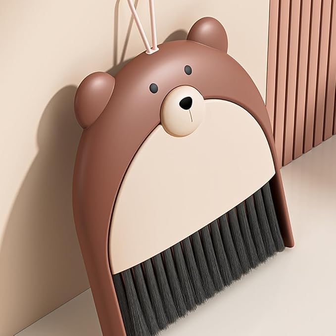 Mini Broom and Dustpan Set Cute Portable Hand Broom and Dustpan Small Dust Pan - Image 5