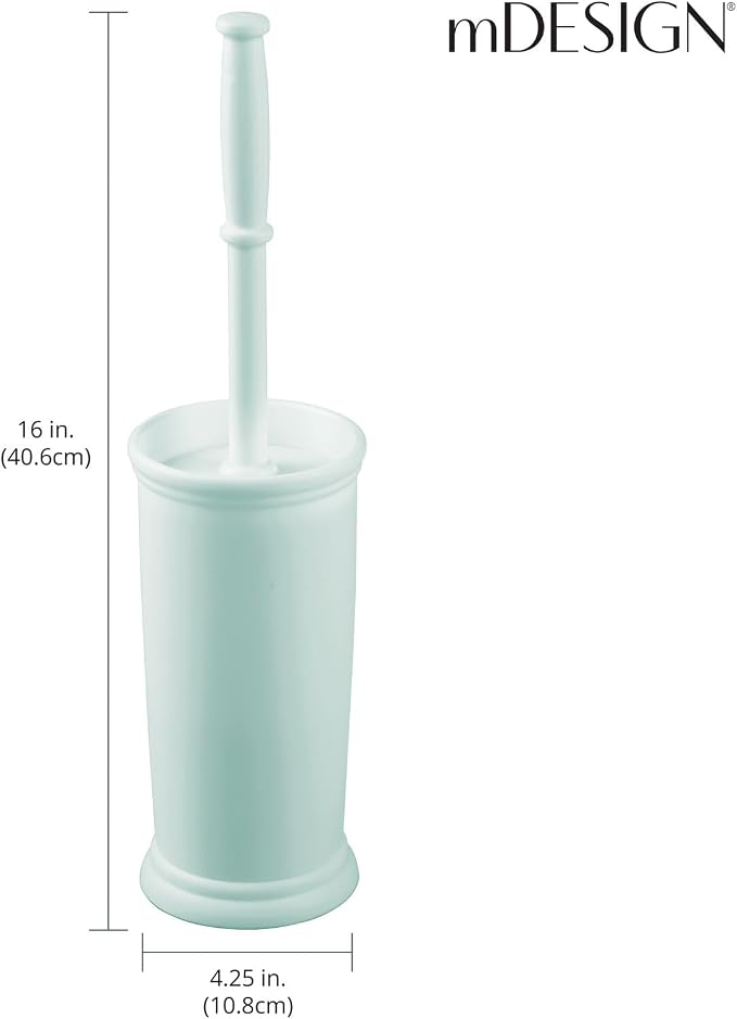mDesign Toilet Bowl Brush and Holder - Image 4