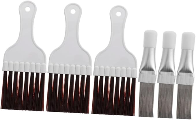 Cabilock Air Conditioner Fin Cleaner Set 6pc Condenser Tools Coil Brush by cabilock