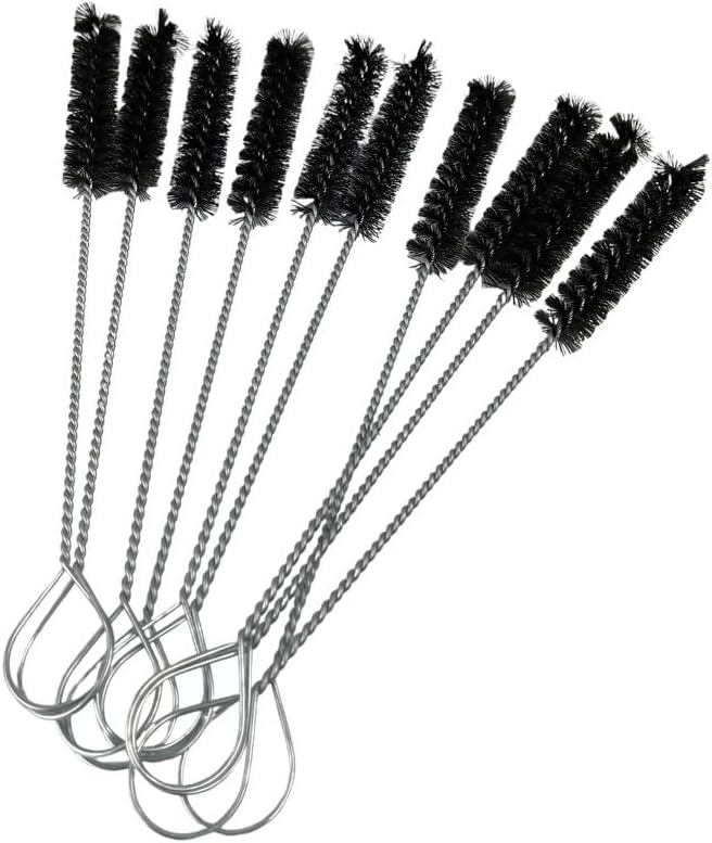 SnowTree - 25 Pack Fan Tip Nylon Bristle Cleaning Brush by SnowTree