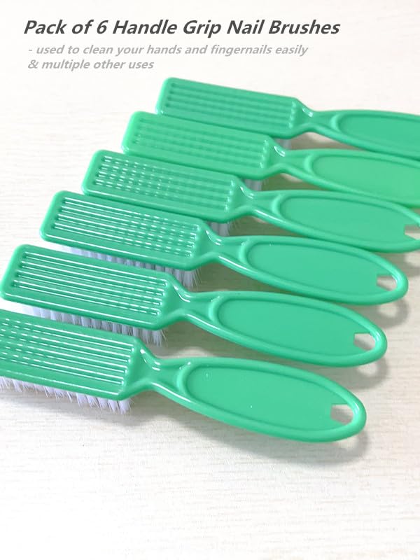 6Pcs Nail Brush for Cleaning Fingernails, Handle Grip Cleaning Brush for Nail - Image 5