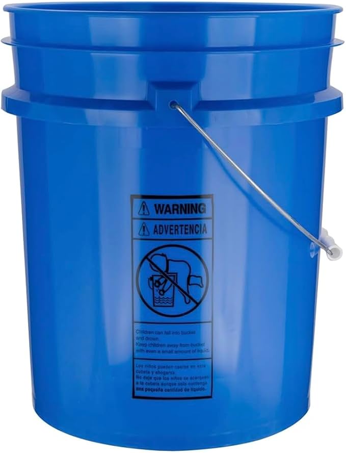 House Naturals 5 Gallon Premium HPDE Plastic Bucket - Image 4