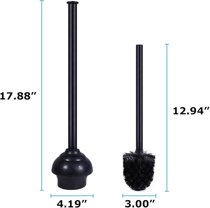 Blue Donuts Toilet Brush and Plunger Set - Image 3
