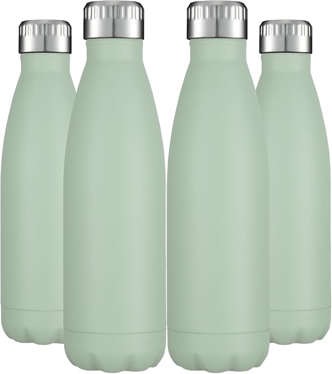 HASLE OUTFITTERS 17oz Stainless Steel Water Bottles Bulk, Vacuum Insulated by HASLEOUTFITTERS