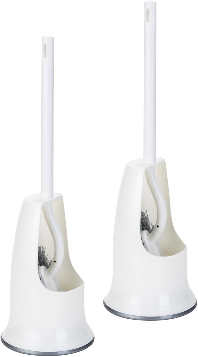 2 Pack Curved Toilet Bowl Brush by Ryhiac