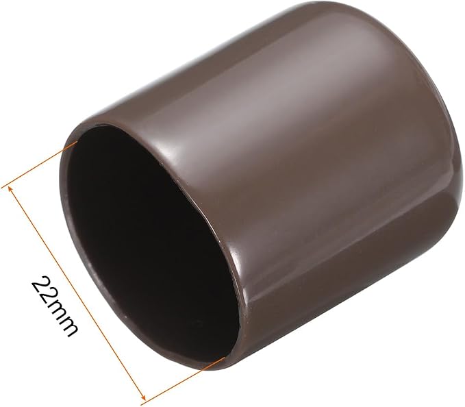 uxcell 20pcs Rubber End Caps 22mm ID Vinyl Round Tube Bolt Cap Cover Screw - Image 3