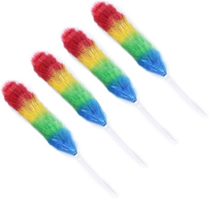 Hofumix Feather Duster Car Duster Hand Duster Static Dusting Brush Hand Grips by FellibayDirect