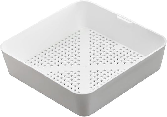 8.5-inch Floor Sink Drain Cover Alternative, Square Drain Basket by STEADYKLEEN