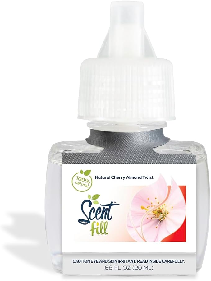 Scent Fill 100% Natural Cherry Almond Twist Plug in Air Freshener, Scented Oil - Image 3