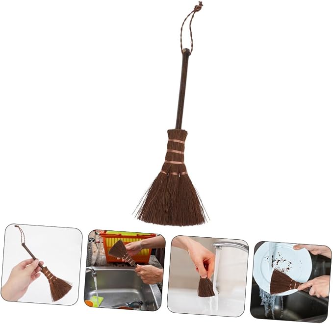 Happyyami 2pcs Mini Broom for Pet Hair Carpet Sweeper Brush Boys and Girls Mop - Image 8