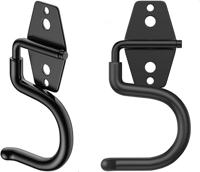 2 Pack Broom Holder Wall Mount Heavy Duty Mop Hanger - Image 4