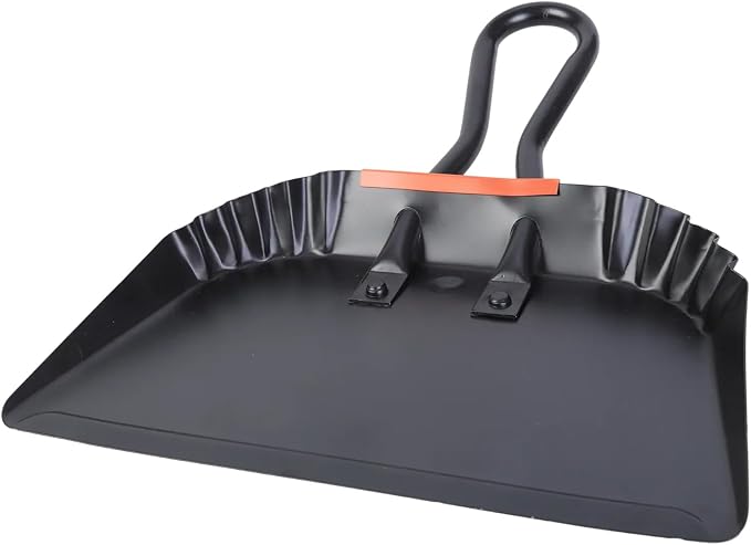 Metal Large Heavy Duty Dustpan and Broom Brush Set Handheld Tool Kits - Image 6