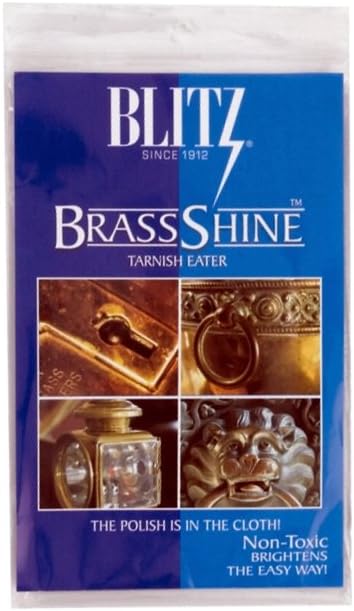 Blitz 21025 Brass Tarnish Eater Cloth-Single-Ply, 2 Pack by Unknown