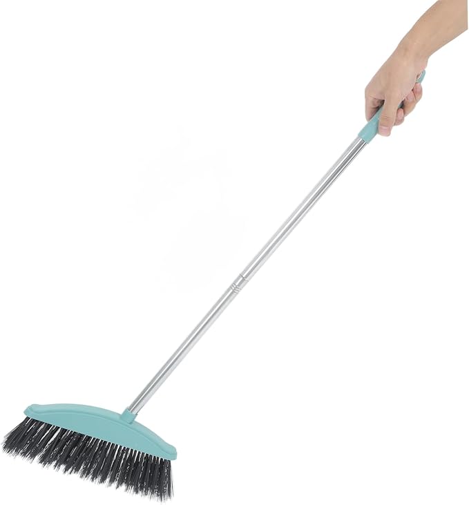 Heavy Duty Handle Broom for Indoor and Outdoor Cleaning Soft Bristles for Dust - Image 3